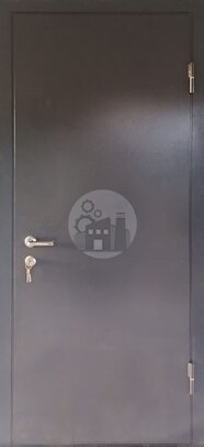 стальная дверь, окрас нитроэмаль, внутри отделка мдф, с одним замком-ДВ-1362